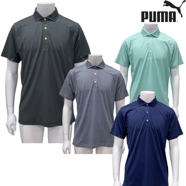 プーマゴルフ2025年春夏モデルMATTRTILE半袖ポロシャツ631989PUMAGOLF【25】