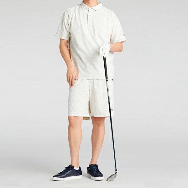プーマゴルフ2025年春夏モデルFOGジャガードAOP半袖ポロシャツ633301PUMAGOLF【25】