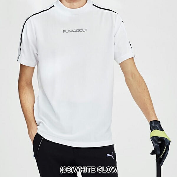 プーマゴルフ2025年春夏モデルSBラインスリーブモックネック半袖シャツ633322PUMAGOLF【25】