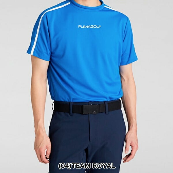 プーマゴルフ2025年春夏モデルSBラインスリーブモックネック半袖シャツ633322PUMAGOLF【25】