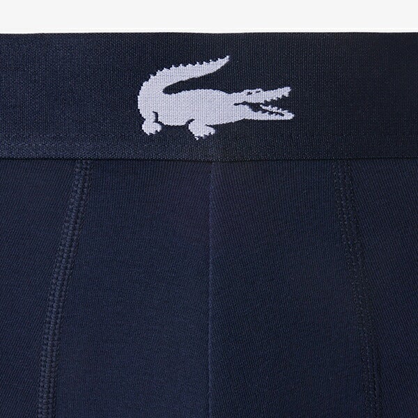 ラコステ2025年春夏モデルメンズ３パックストレッチコットントランクショーツアンダーウェア5H1291-10LACOSTE【25】