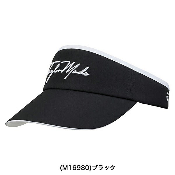 テーラーメイドレディースWワイドブリムスクリプトロゴバイザーUN578TaylorMade【25】
