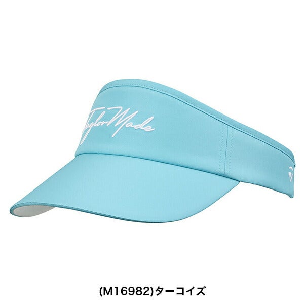 テーラーメイドレディースWワイドブリムスクリプトロゴバイザーUN578TaylorMade【25】