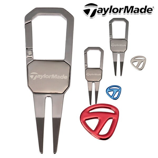 テーラーメイドメンズカラビナグリーンフォークマーカーセットUN102TaylorMade【25】