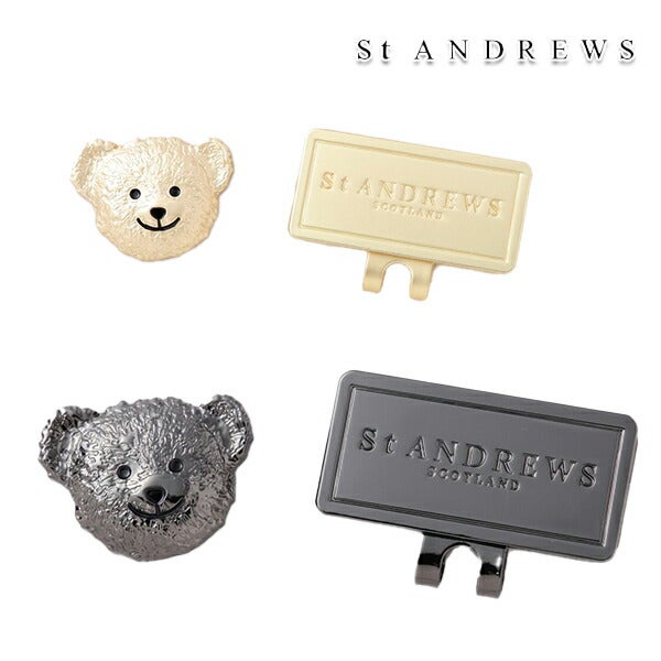 セントアンドリュース2025年春夏モデルユニセックステディベアフェイスマーカー042-5984326StANDREWS【25】