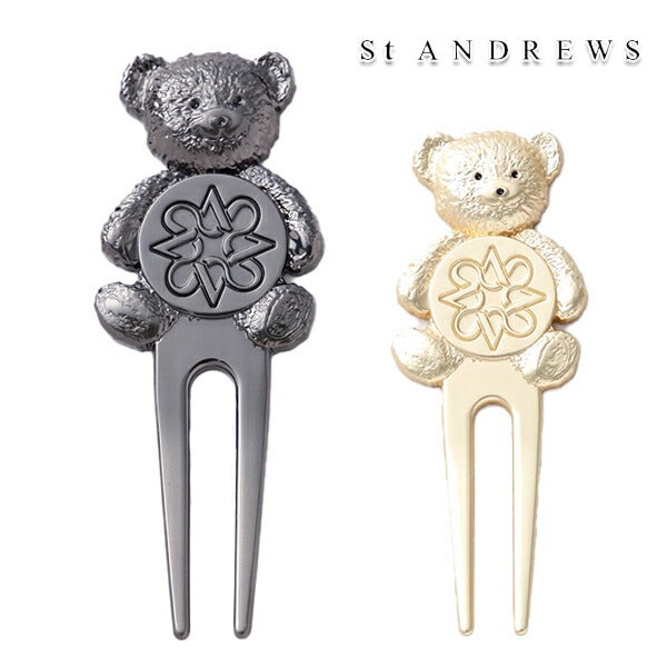セントアンドリュース2025年春夏モデルユニセックステディベアグリーンフォーク042-5984328StANDREWS【25】
