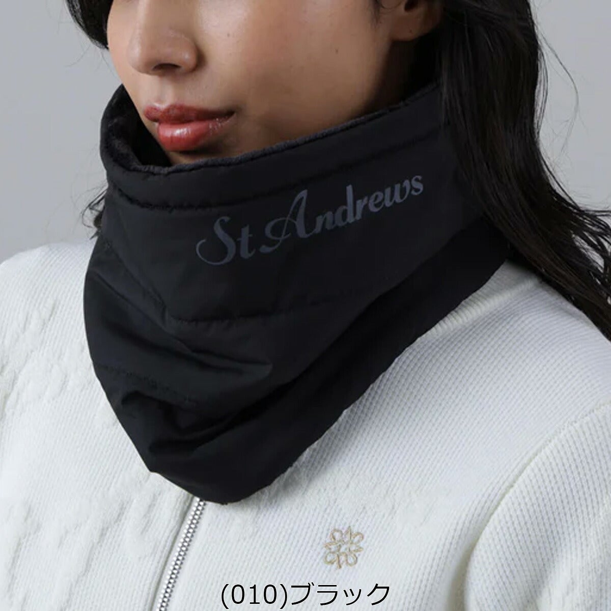 セントアンドリュース2025年秋冬モデルユニセックスポリエステルタフタネックウォーマー042-5284152【25】