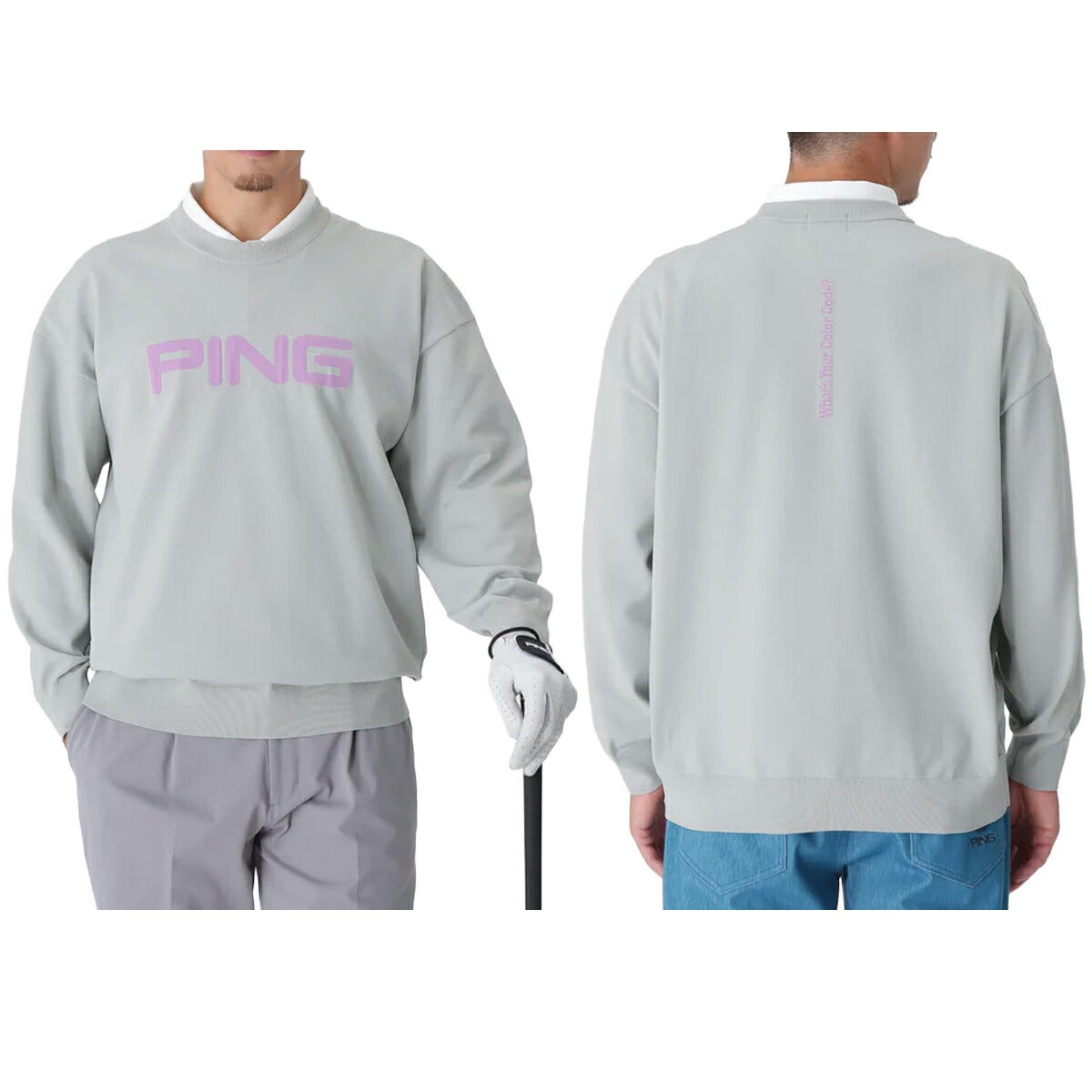 ピンアパレル2025年秋冬モデルメンズクルーネックニット621-5270903【25】