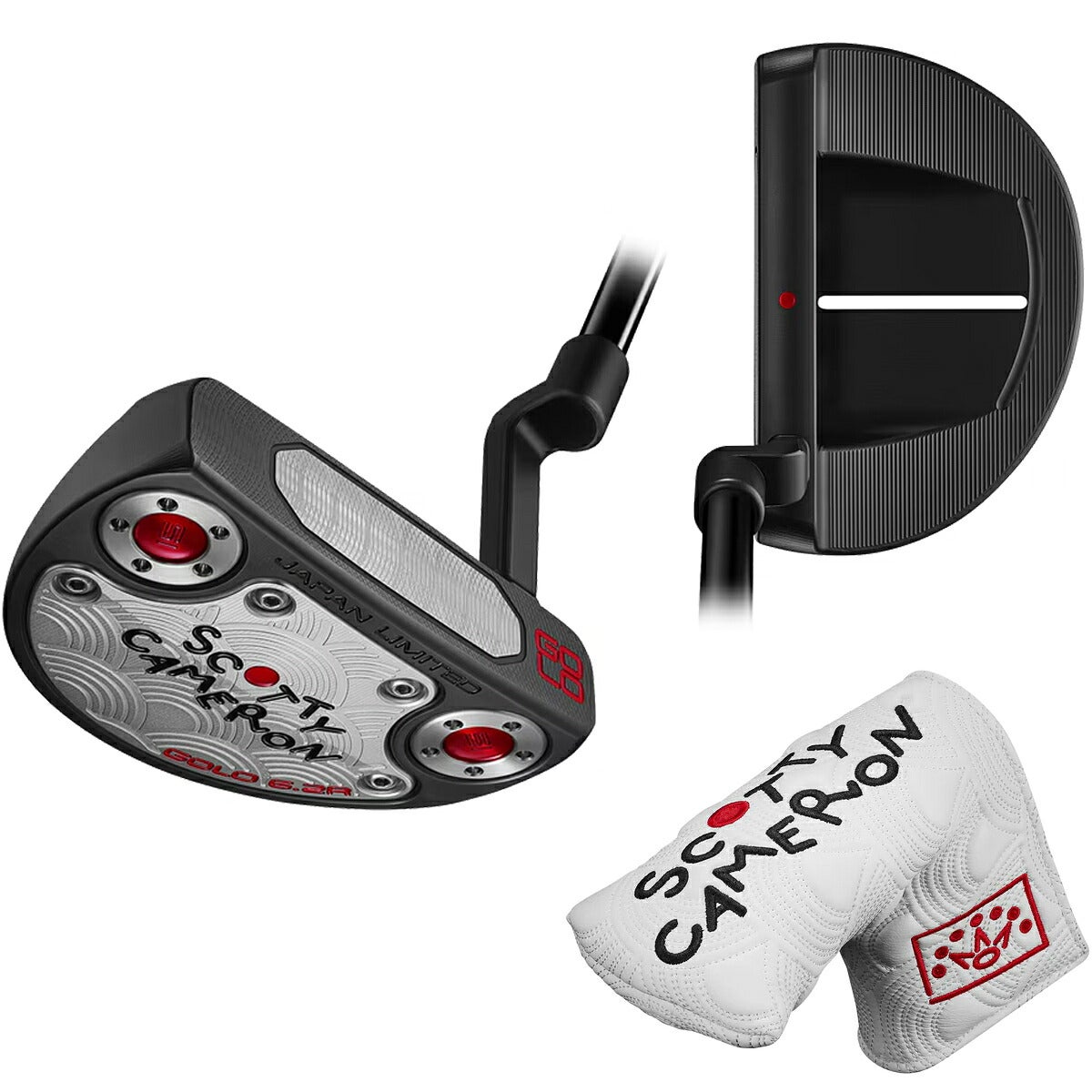 【限定】タイトリストメンズスコッティキャメロン2026JapanLimitedGOLO6.2Rパターブラックピストレログリップ【26FW】