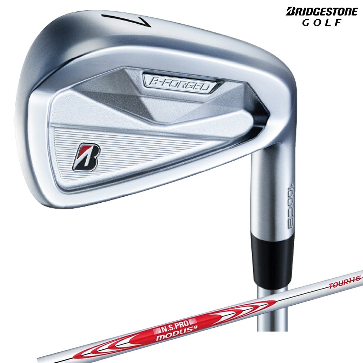 【メーカーカスタム】ブリヂストンメンズBFORGED100CBアイアン（＃4）単品NSPROMODUS3TOUR115スチールシャフトブリヂストンゴルフオリジナルラバーグリップ(バックライン無し/49.5g/M60)【26FW】
