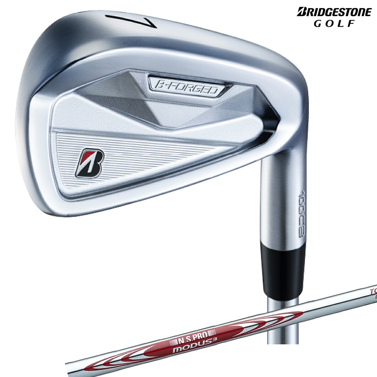 ブリヂストンメンズBFORGED100CBアイアン6本組(5-9、PW)NSPROMODUS3TOUR105DUALFLOWスチールシャフトブリヂストンゴルフオリジナルラバーグリップ(バックライン無し/49.5g/M60)アイアンセット【26FW】