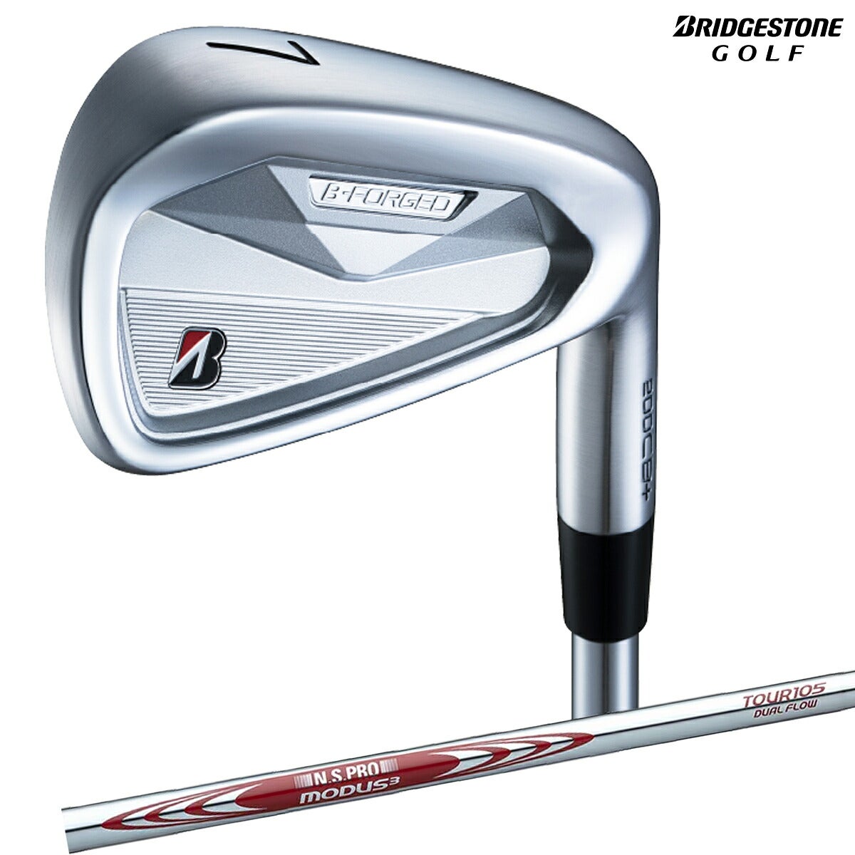 【メーカーカスタム】ブリヂストンメンズBFORGED200CB＋アイアンNSPROMODUS3TOUR105DUALFLOWスチールシャフトブリヂストンゴルフオリジナルラバーグリップ(バックライン無し/49.5g/M60)【26FW】