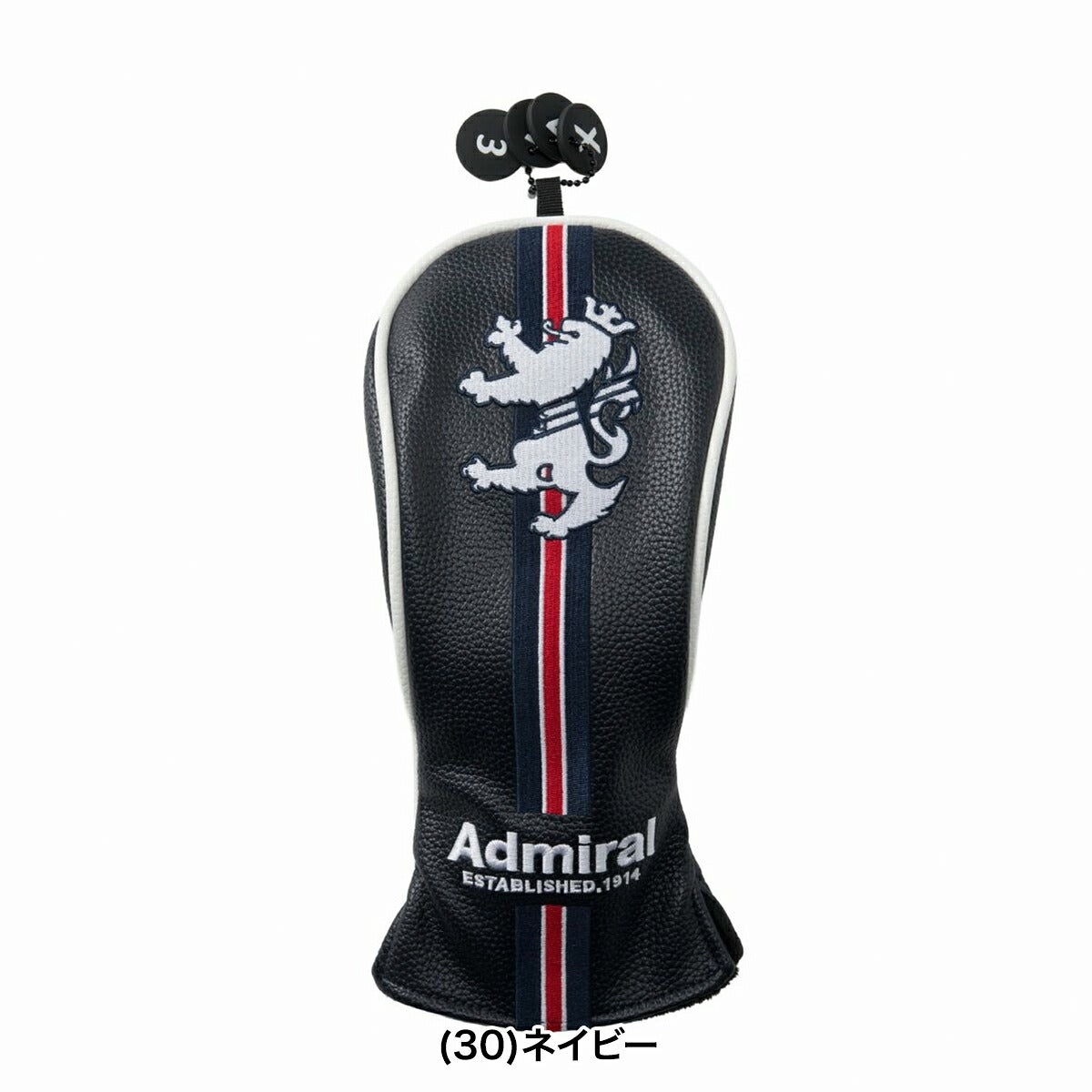 アドミラルユニセックスランパントフェアウェイウッド用ヘッドカバーヘッドカバーフェアウェイランパントADMG6BHB【26FW】