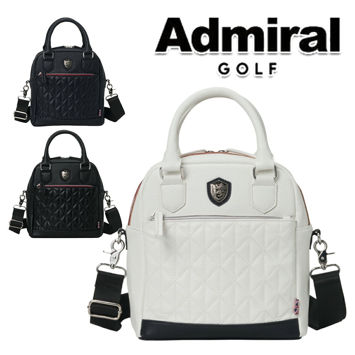 アドミラルユニセックスキルトクラシックカートバッグ24×13×26cmラウンドバッグキルトクラシックADMZ6BT7【26FW】