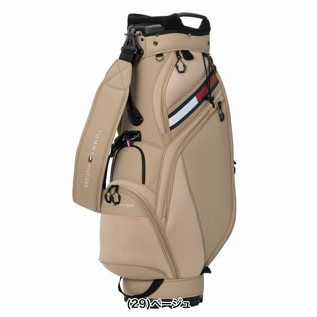 トミーヒルフィガーユニセックスユースフルキャディバッグ3.9kg9.5型6分割セパレーター3分割46インチネームプレート付属なしカートキャディバッグユースフルTHMG6FC3【26FW】