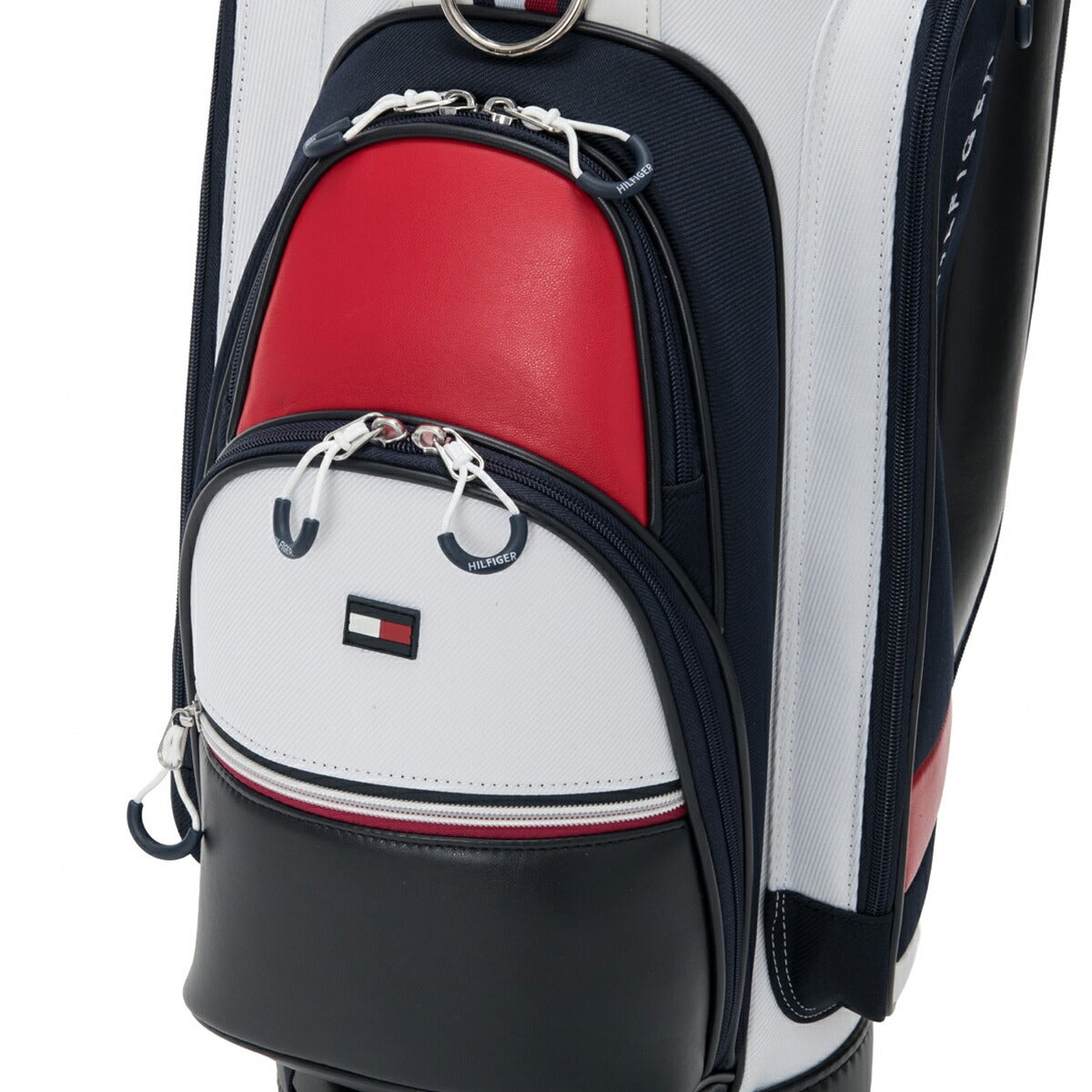 トミーヒルフィガーユニセックスエッセンシャルキャディバッグ3.5kg9.0型4分割セパレーター3分割46インチネームプレート付属なしカートキャディバッグエッセンシャルTHMG6FC4【26FW】