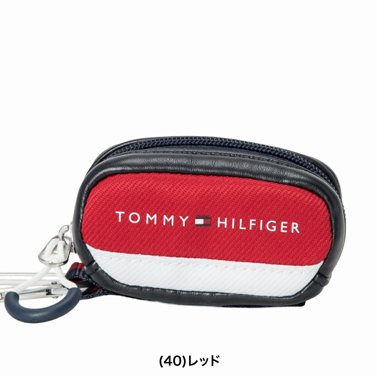 トミーヒルフィガーユニセックスエッセンシャルボールポーチ9×4×5cm2個収納ボールポーチエッセンシャルTHMG6FE2【26FW】