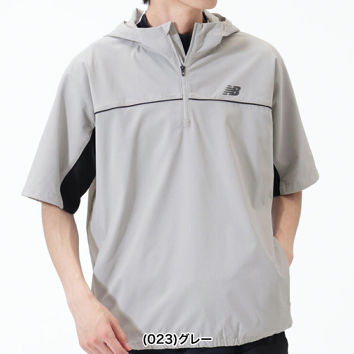 ニューバランスゴルフ2026年秋冬モデルメンズH/ZPOHOODIEハーフジップウィンドジャケット撥水ハーフジッププルオーバーフーディー(MENS)012-6221001【26FW】