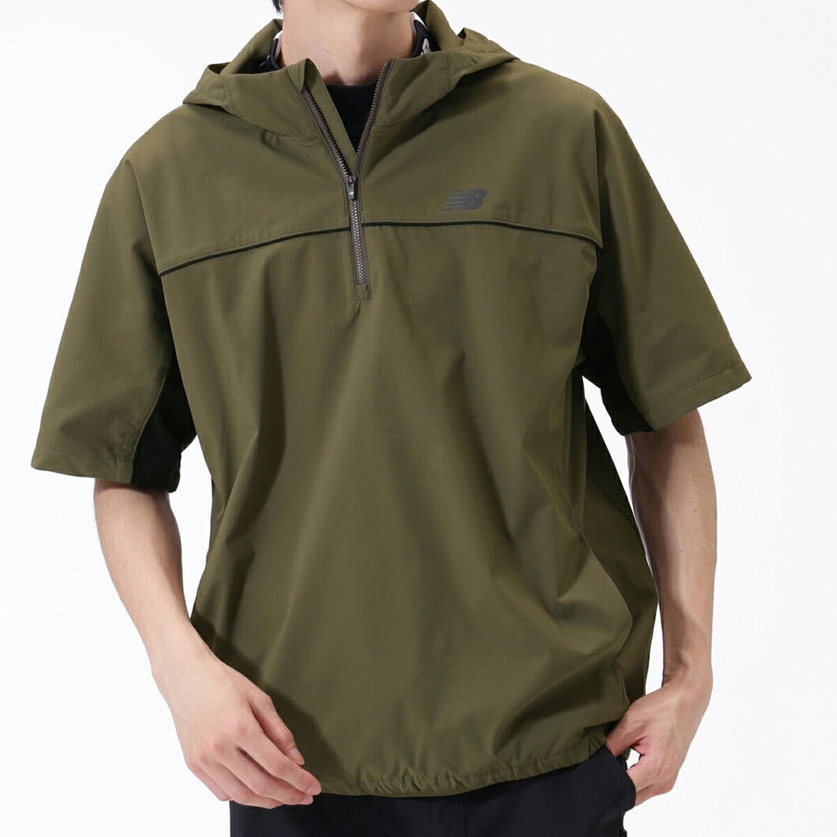 ニューバランスゴルフ2026年秋冬モデルメンズH/ZPOHOODIEハーフジップウィンドジャケット撥水ハーフジッププルオーバーフーディー(MENS)012-6221001【26FW】