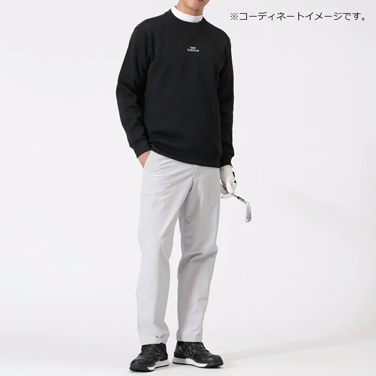 ニューバランスゴルフ2026年秋冬モデルメンズSWEATCREWNECKPOプルオーバー（ミドラー）012-6262002スウェット【26FW】
