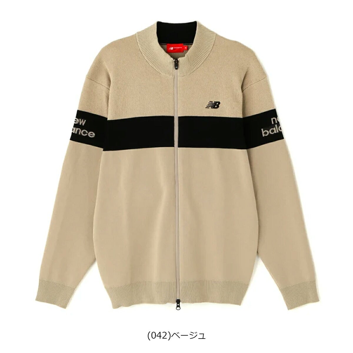 ニューバランスゴルフ2026年秋冬モデルメンズZIPSTANDKNITフルジップニット012-6272001【26FW】