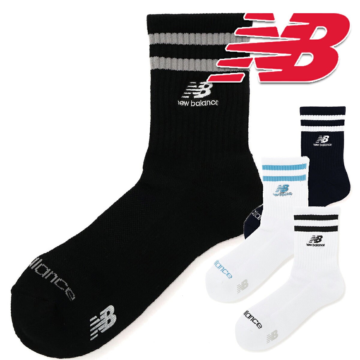 ニューバランスゴルフ2026年秋冬モデルメンズMEDIUMSHORTSOCKSミディアムショートソックス抗菌防臭ミドルソックス(MENS)012-6986004【26FW】