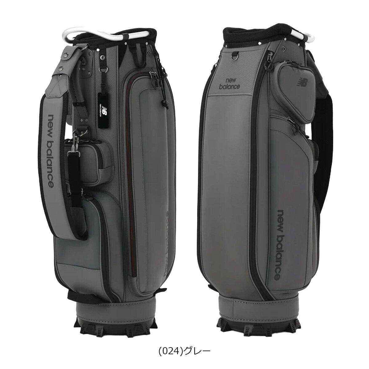 ニューバランスゴルフ2026年秋冬モデルユニセックスキャディバッグカートタイプ3.4kg8.5型46インチ対応6分割ネームプレート付属刻印タイプ012-6280001キャディーバッグ【26FW】