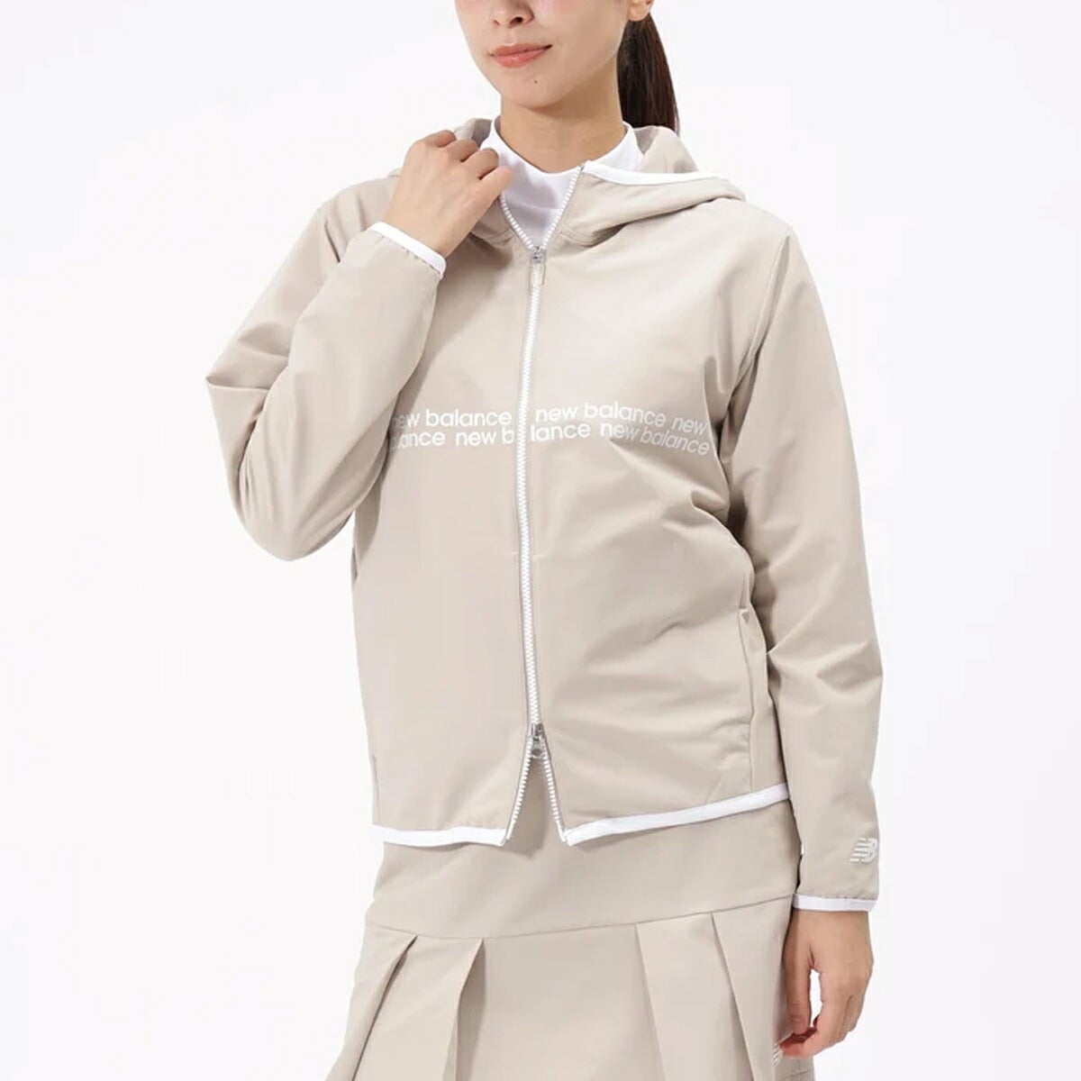 ニューバランスゴルフ2026年秋冬モデルレディースSOFTSHELLZIPHOODIEフルジップアウターフーディー012-6220503【26FW】