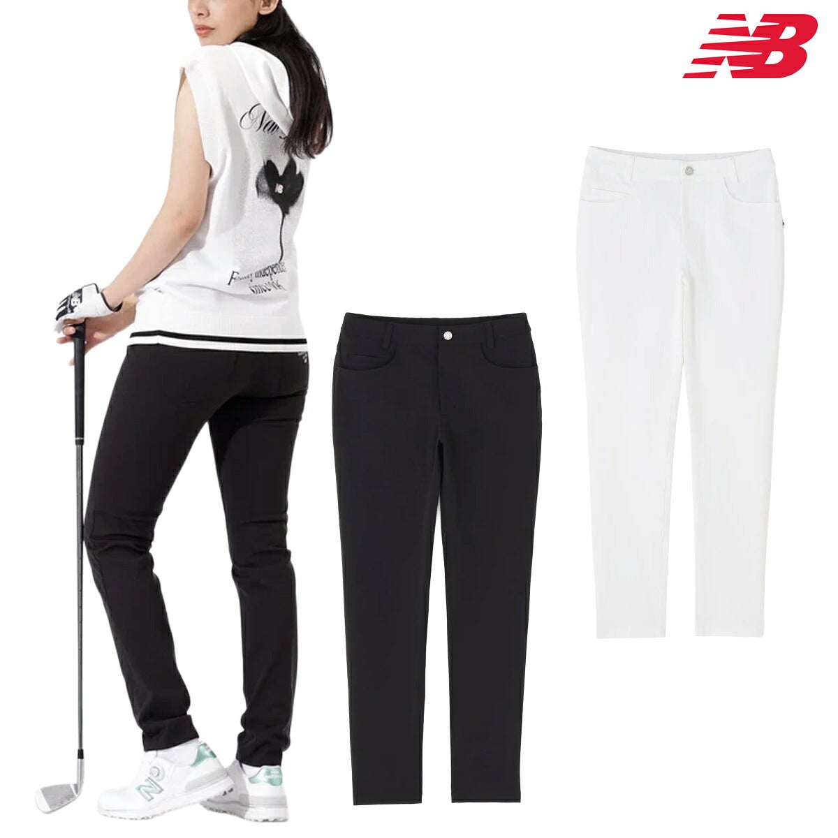 ニューバランスゴルフ2026年秋冬モデルレディースSWEATSLIMLONGPANTスウェットスリムロングパンツ012-6231506【26FW】