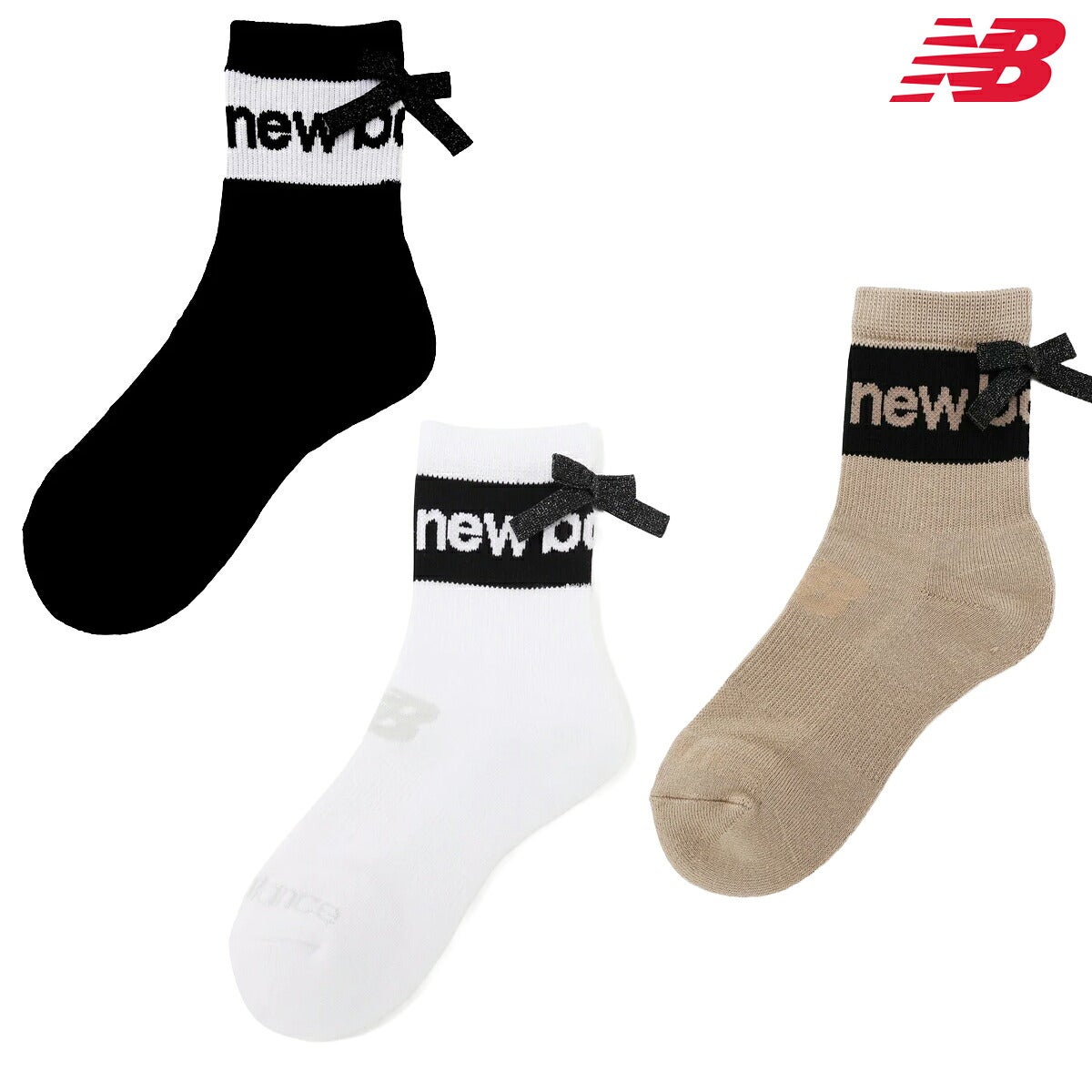 ニューバランスゴルフ2026年秋冬モデルレディースRIBBONSOCKSリボンソックス012-6986505【26FW】