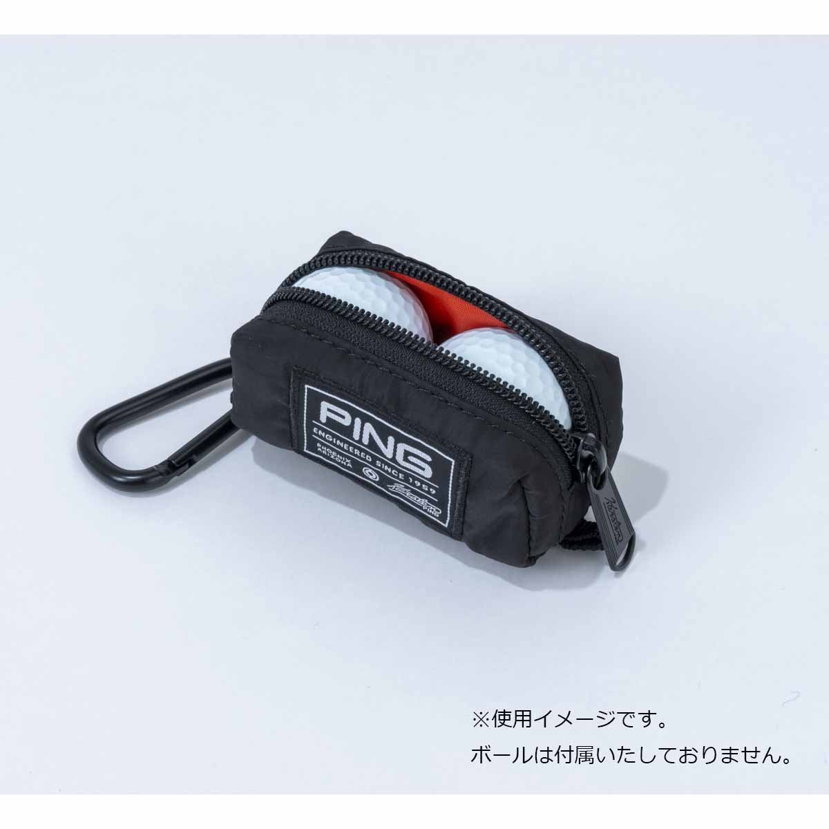ピンゴルフユニセックスアーバンミリタリーボールケースGB-U2605ボール入れ【26FW】