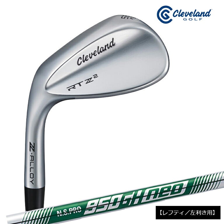 【レフティ／左利き用】ダンロップメンズクリーブランドRTZ2ウェッジツアーサテンウェッジNSPRO950GHneoスチールシャフトゴルフプライドツアーベルベットフルラバーグリップ(バックライン無し/49.5g/M60)【26FW】