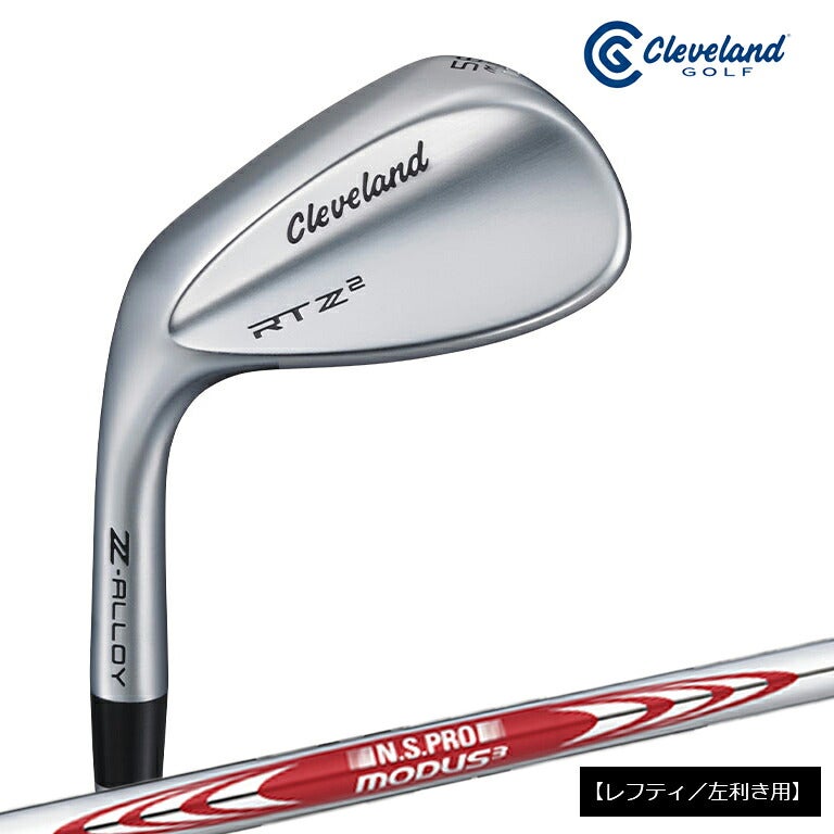 【レフティ／左利き用】ダンロップメンズクリーブランドRTZ2ウェッジツアーサテンウェッジNSPROMODUS3TOUR115スチールシャフトゴルフプライドツアーベルベットフルラバーグリップ(バックライン無し/49.5g/M60)【26FW】
