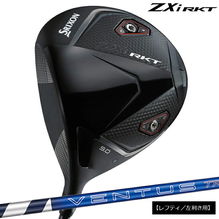 【レフティ／左利き用】ダンロップメンズスリクソンZXiRKTドライバーVENTUSTRZXi-II6カーボンシャフトゴルフプライドツアーベルベットラバー360グリップ(バックライン無し/50g/M60)【26FW】