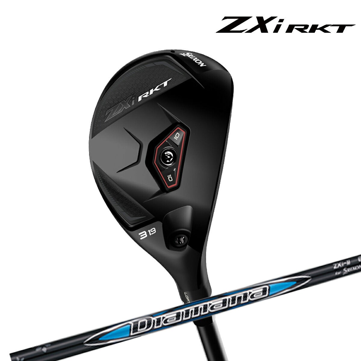 ダンロップメンズスリクソンZXiRKTハイブリッドDiamanaZXi-IIforHYBRID60カーボンシャフトゴルフプライドツアーベルベットラバー360グリップ(バックライン無し/50g/M60)【26FW】