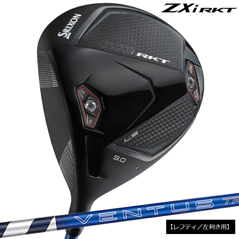 【レフティ／左利き用】ダンロップメンズスリクソンZXiRKTLSドライバーVENTUSTRZXi-II6カーボンシャフトゴルフプライドツアーベルベットラバー360グリップ(バックライン無し/50g/M60)【26FW】