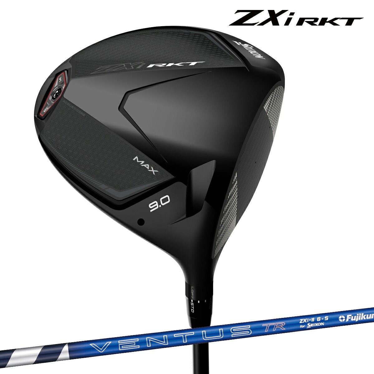 ダンロップメンズスリクソンZXiRKTMAXドライバーVENTUSTRZXi-II6カーボンシャフトゴルフプライドツアーベルベットラバー360グリップ(バックライン無し/50g/M60)【26FW】