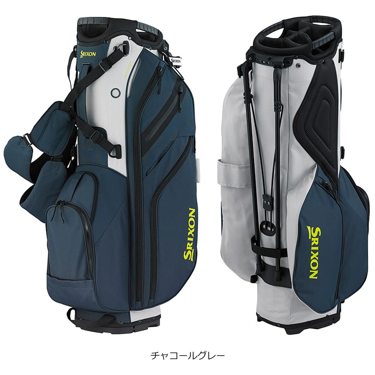 ダンロップメンズスリクソンプレミアムスタンドキャディバッグ軽量2.6kg9型6分割ネームプレート付属無しGGC-S223キャディーバッグ【26FW】