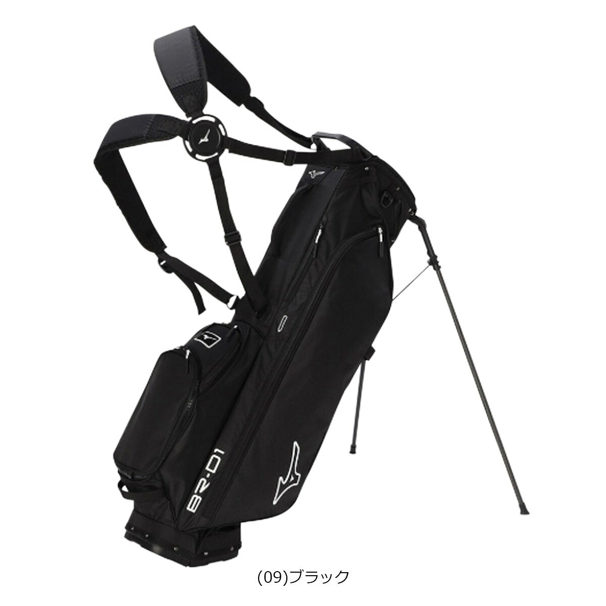 ミズノBR-D1スタンドキャディバッグ2kg8.5型47インチ対応4分割ネームプレート付属なし5LGC2630キャディーバッグ【26FW】