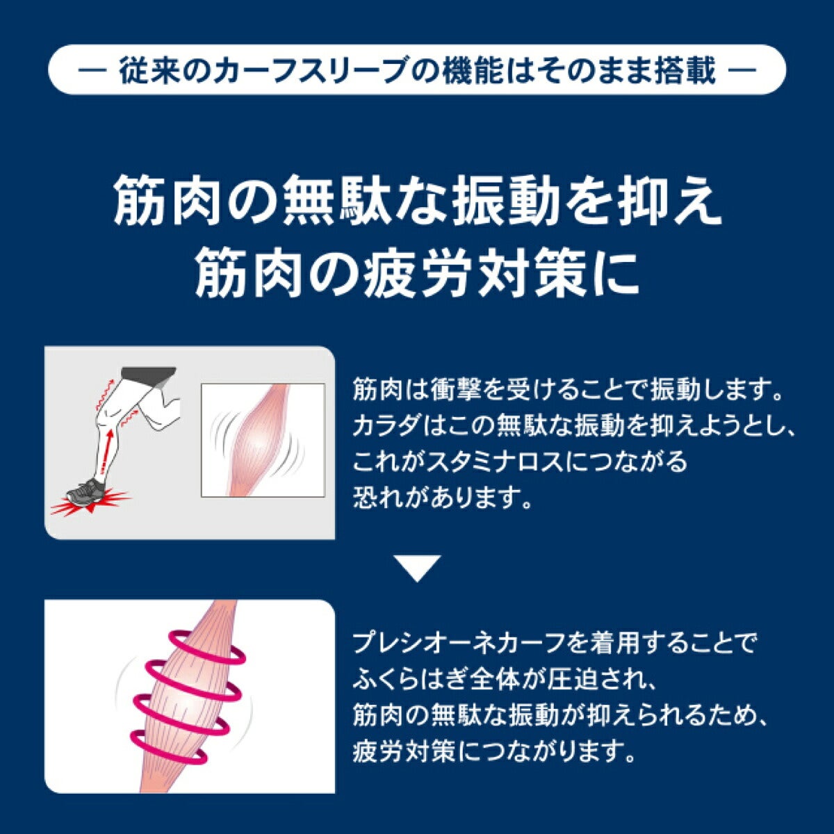 ザムストZAMSTプレシオーネカーフふくらはぎ用スリーブ両足入りサポーター【26FW】