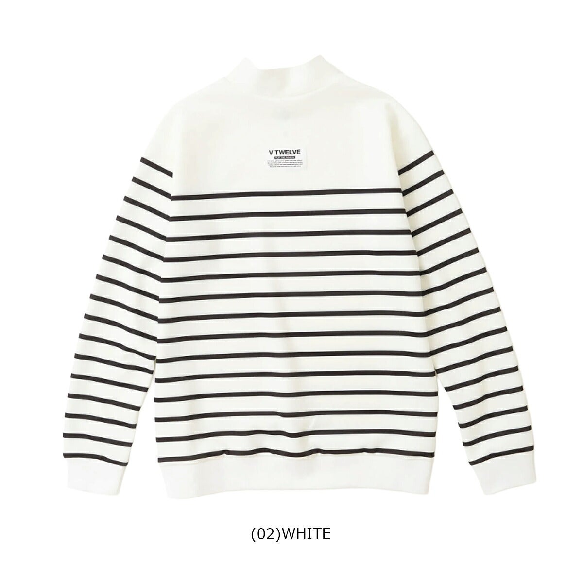 V122026年秋冬モデルメンズBORDERL/SMOCKモックネック長袖シャツV122620-MK05【26FW】