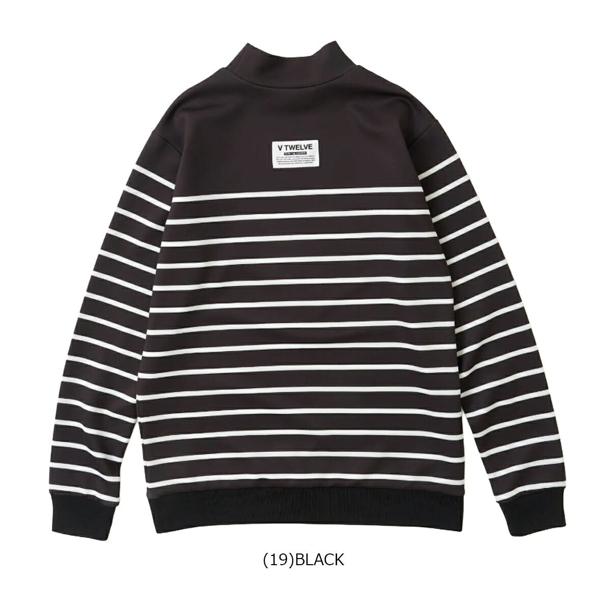 V122026年秋冬モデルメンズBORDERL/SMOCKモックネック長袖シャツV122620-MK05【26FW】
