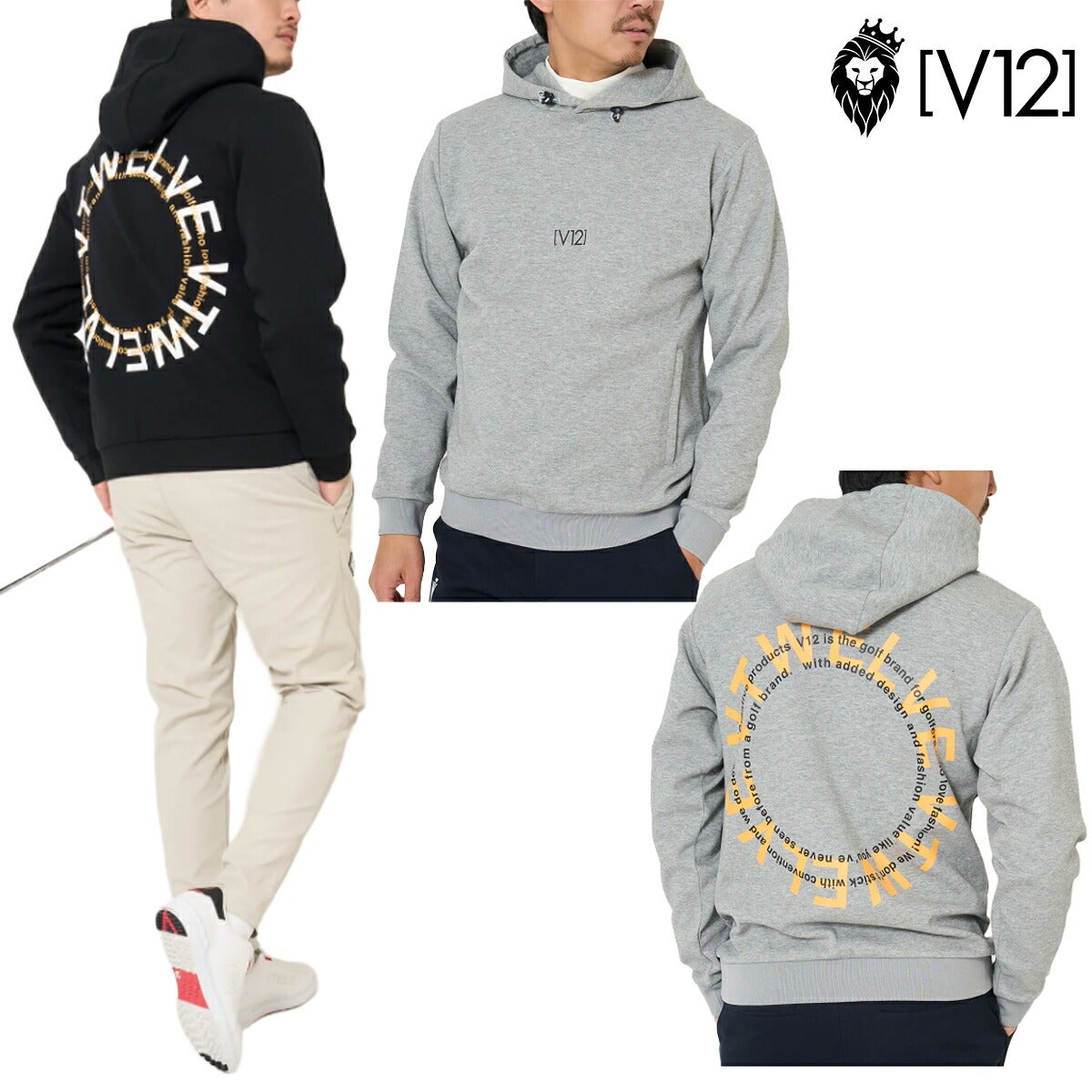 V122026年秋冬モデルメンズRINGLOGOPARKAパーカーV122620-SW13【26FW】