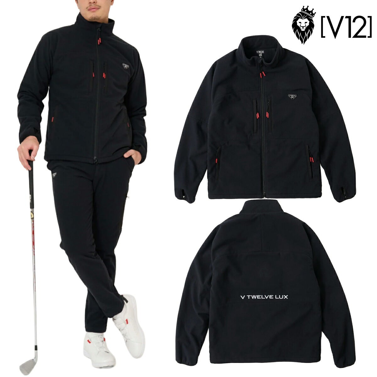 V122026年秋冬モデルメンズLXFLEECEJKTジャケットVLX2620-JK04【26FW】