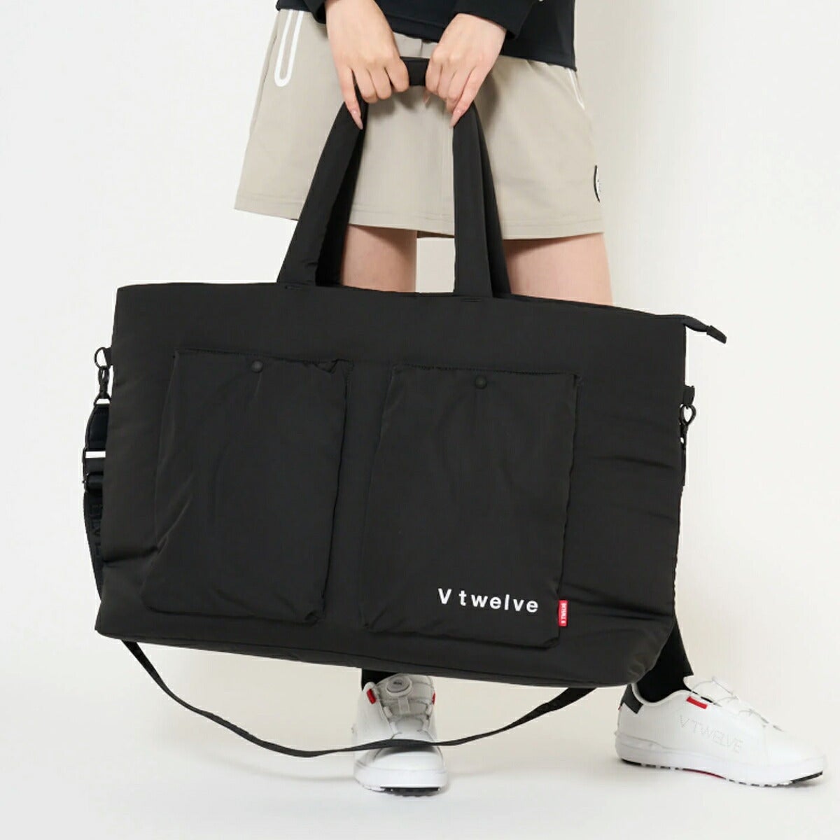 V122026年秋冬モデルユニセックスKNOTBIGTOTEトートバッグV122620-BG03【26FW】