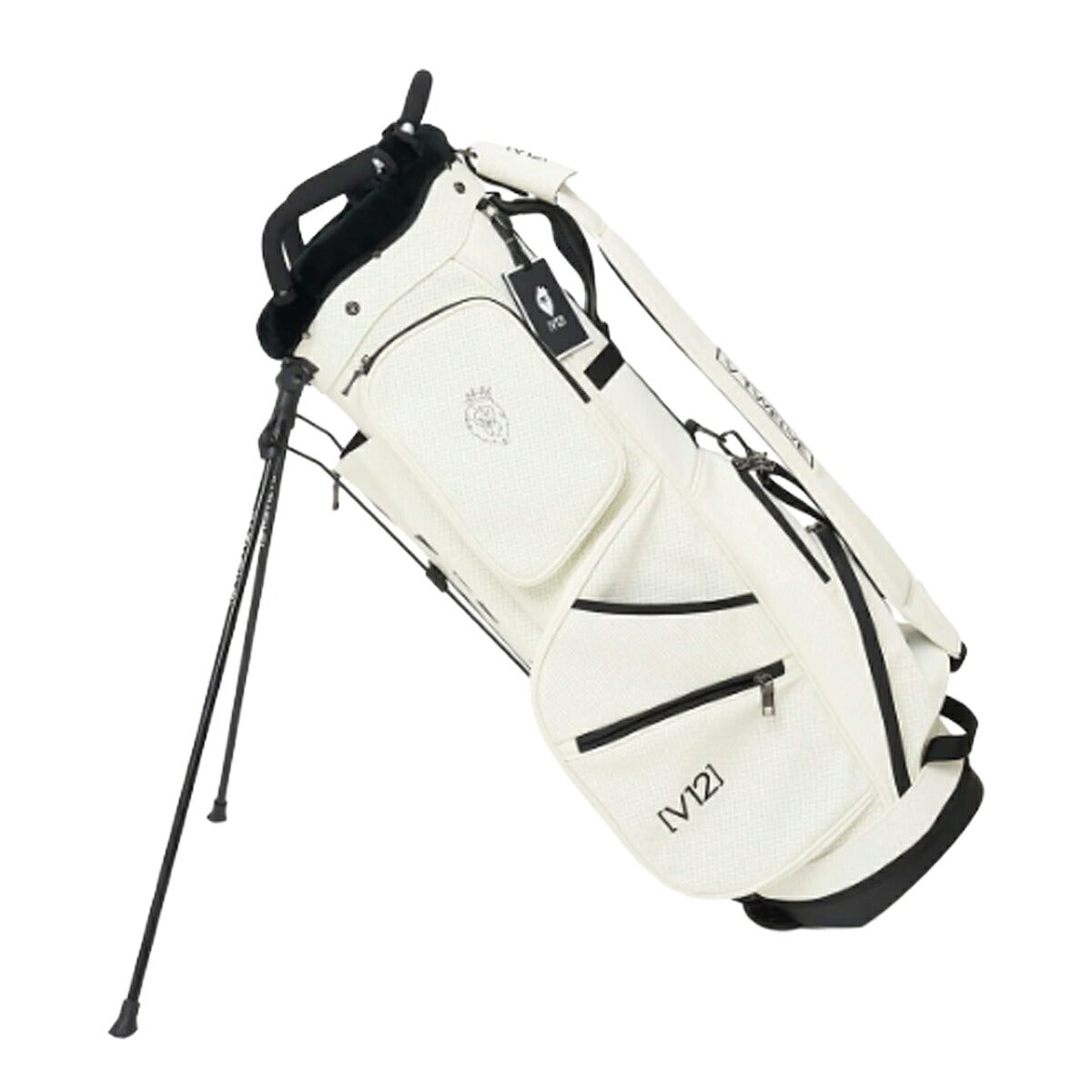 V122026年秋冬モデルユニセックスESSENTIALCADDYスタンドキャディバッグ9型5分割ネームプレート付属刻印不可V122620-CB01【26FW】